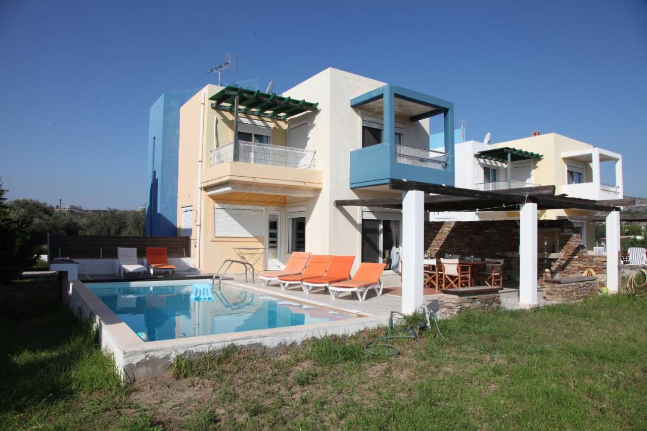 Afroditi-Villa-3, Private Pool, Sea And Golf Afandou Exterior foto